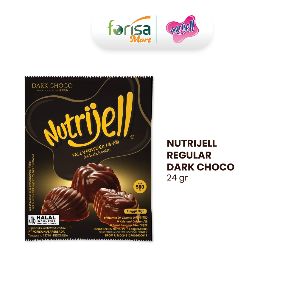 

Nutrijell Reguler Dark Choco - 1 Sachet