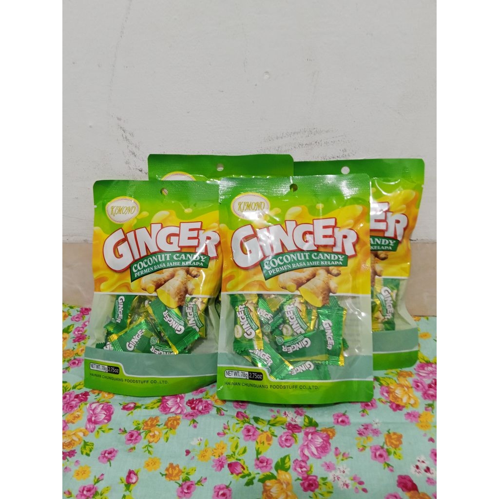 

Permen Kimono Ginger berat bersih 78gr