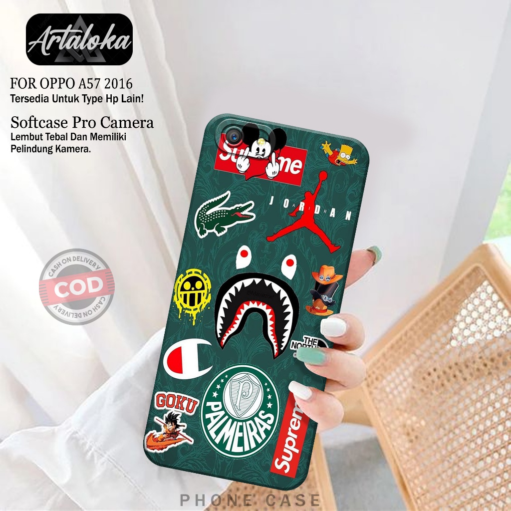 Softcase Hp OPPO A57 2016 Softcase Pro Camera Silikon Tpu Softcase OPPO A57 2016 Fashion Case Brande