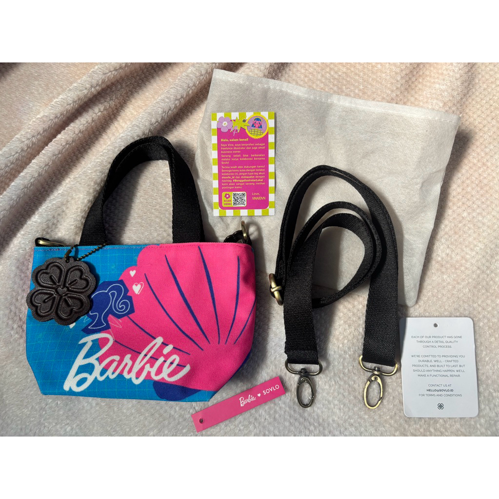 Barbie X Sovlo Mini Sling Bag for Girls