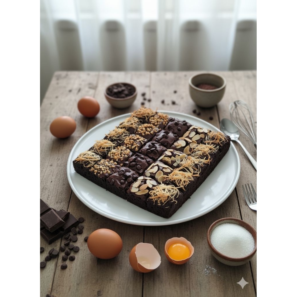 Fudgy Brownies Sekat 20x20