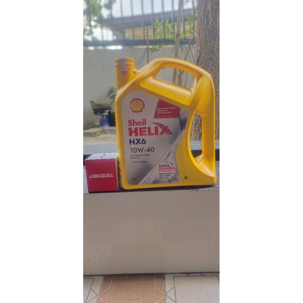 Paket Oli Shell Helix HX6