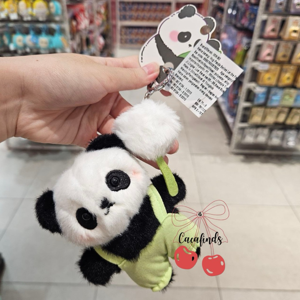 MINISO‼️Plush Pendant / Gantungan Kunci Boneka Panda Hug Let The Panda Fly Series