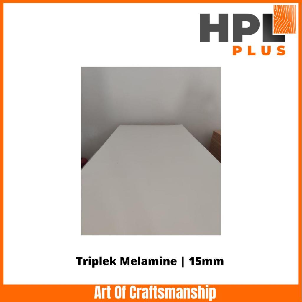 Blockboard Melamine (Blockmin) 15 mm | Single Face | Kayu Furniture Kitchen Set Lemari | Pengiriman 
