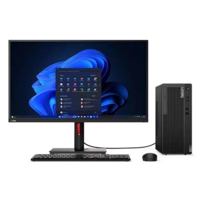 PC LENOVO ThinkCentre M70t Gen 5 i3-14100 SSD Intel UHD Graphics 730 Windows 11 Pro + Monitor Lenovo