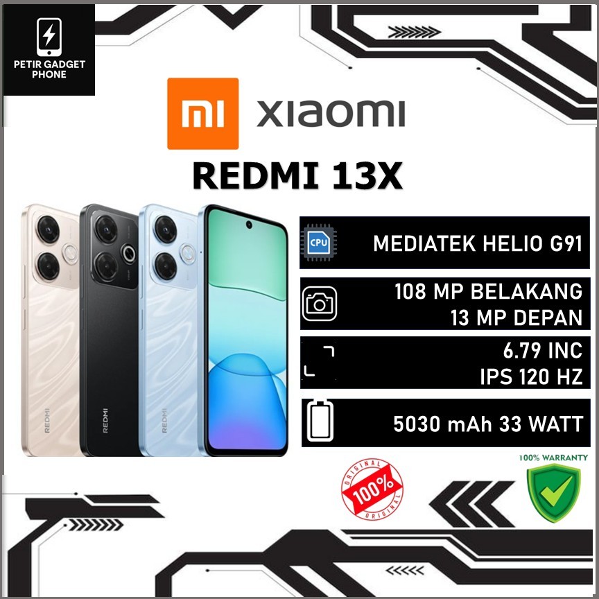 XIAOMI REDMI 13X RAM 8GB ROM 256GB