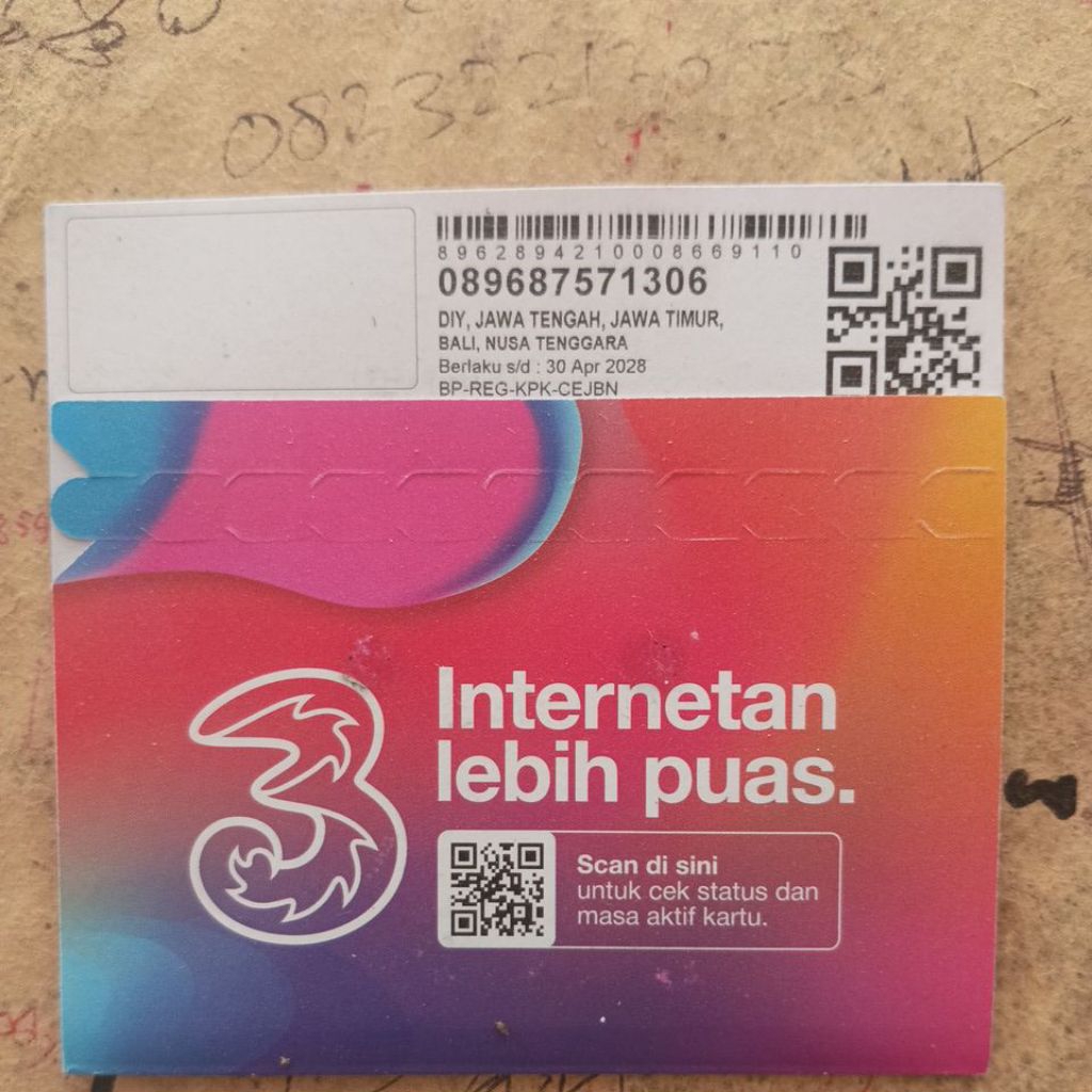 NOMER cantik TRI 11 digit