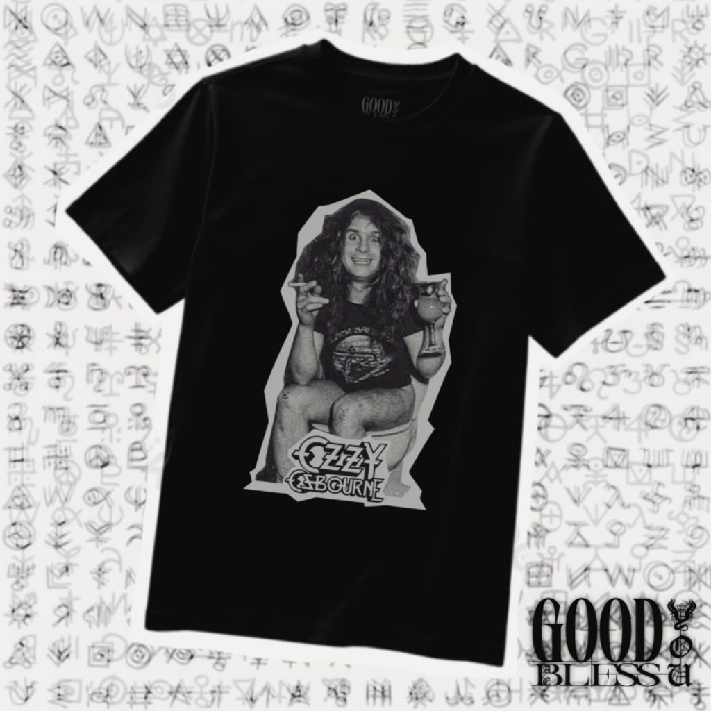 Ozzy Osbourne Tshirt - #OZ01 (Hitam)