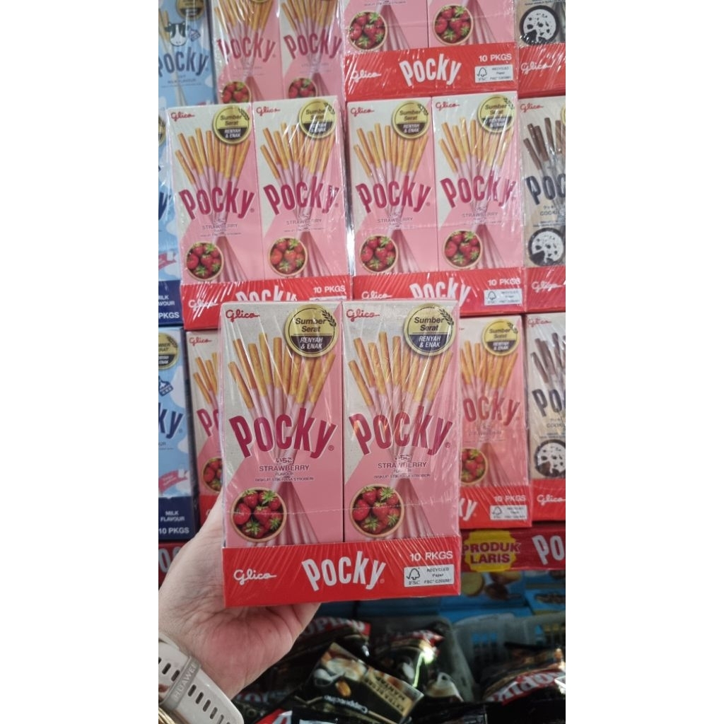 

pocky minibox 10x22grm biskuit renyah dilapisi krem stobery