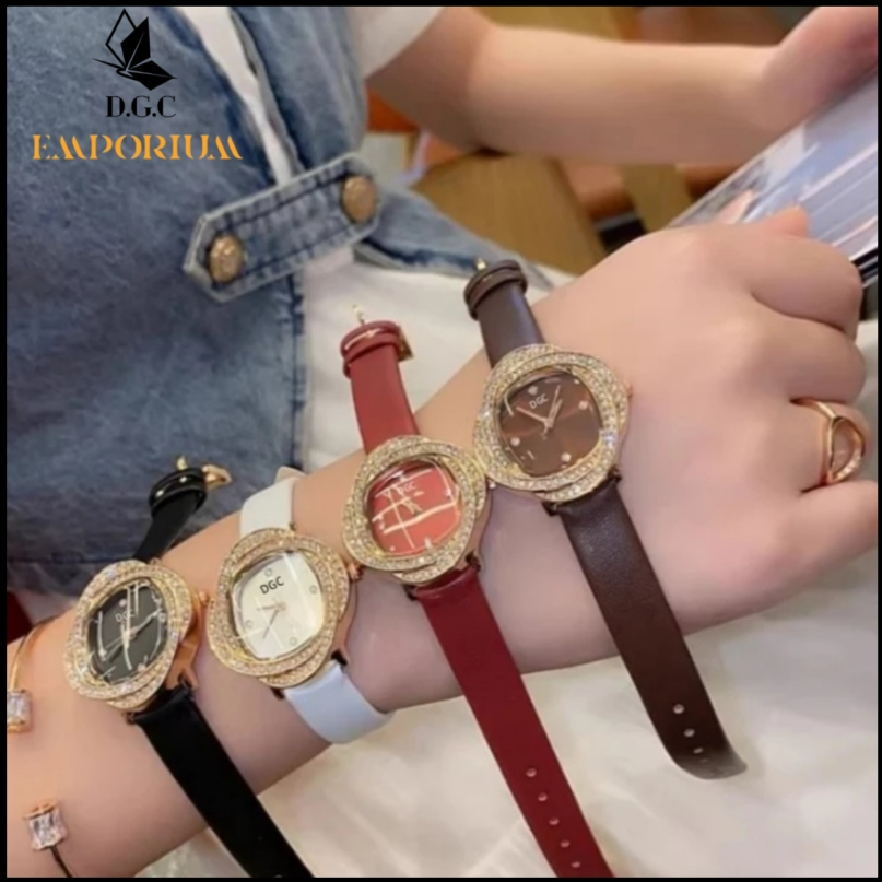 EMPORIUM DGC EW416 Jam Tangan Wanita Quartz Mewah Elegan Klasik Jam Tangan Fashion