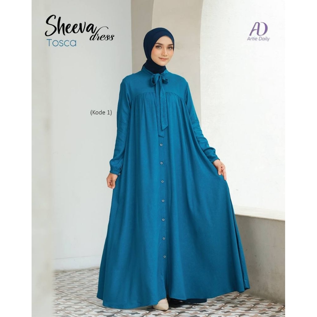 ARTIE DAILY - SHEVA DRESS / DAILY DRESS / GAMIS KULIAH / DRESS SYARI / GAMIS SYARI / SHEEVA DRESS