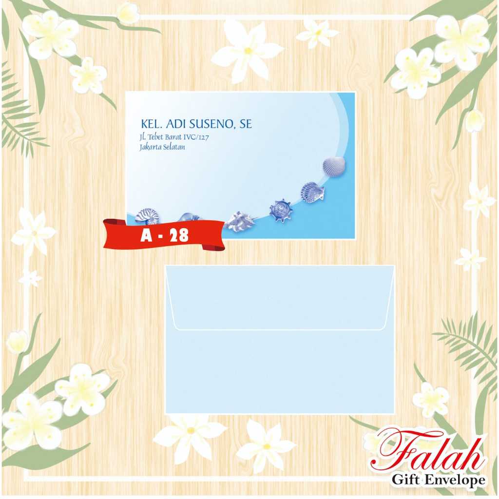 

Blangko Amplop Motif Falah A 18 Murah Isi 50