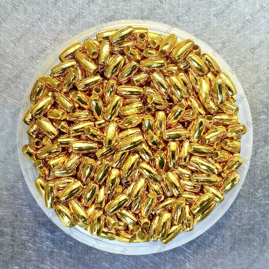 Mutiara Metalik Padi Semi Jepang Size 3X6MM Merk Rp Tersedia 19 Warna Pilihan