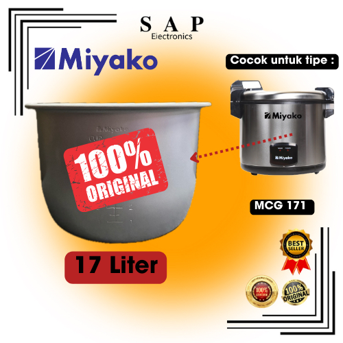 Panci Teflon Jumbo Magicom Cosmos CRJ 5908 14 Liter & Miyako MCG 171 17 Liter | Panci Rice Cooker Or