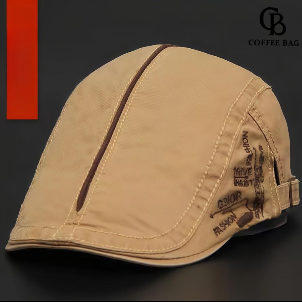 [CB] Topi Gatsby Pria Wanita Vintage Newsboy Ivy Cap – Casual Fashion Flat Cap Import TPI-104