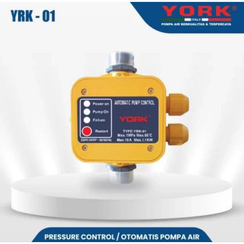 Pressure Control York 01 | OTOMATIS POMPA AIR