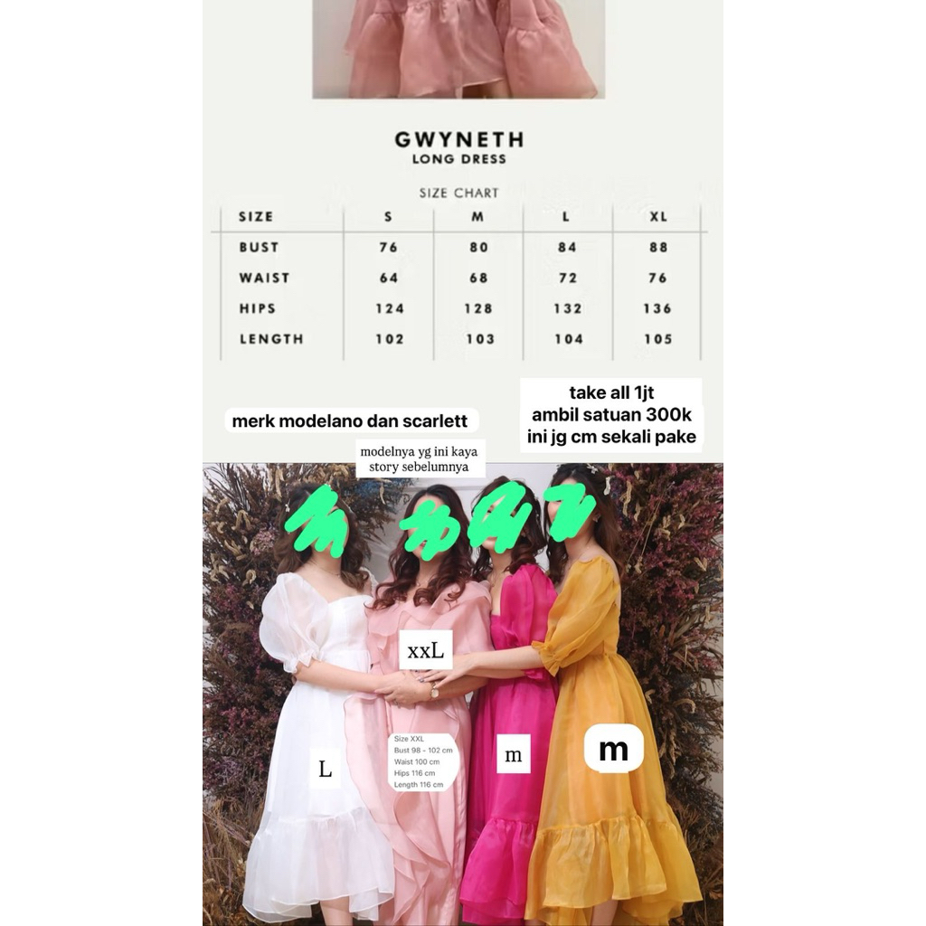 PRELOVED DRESS MODELANO