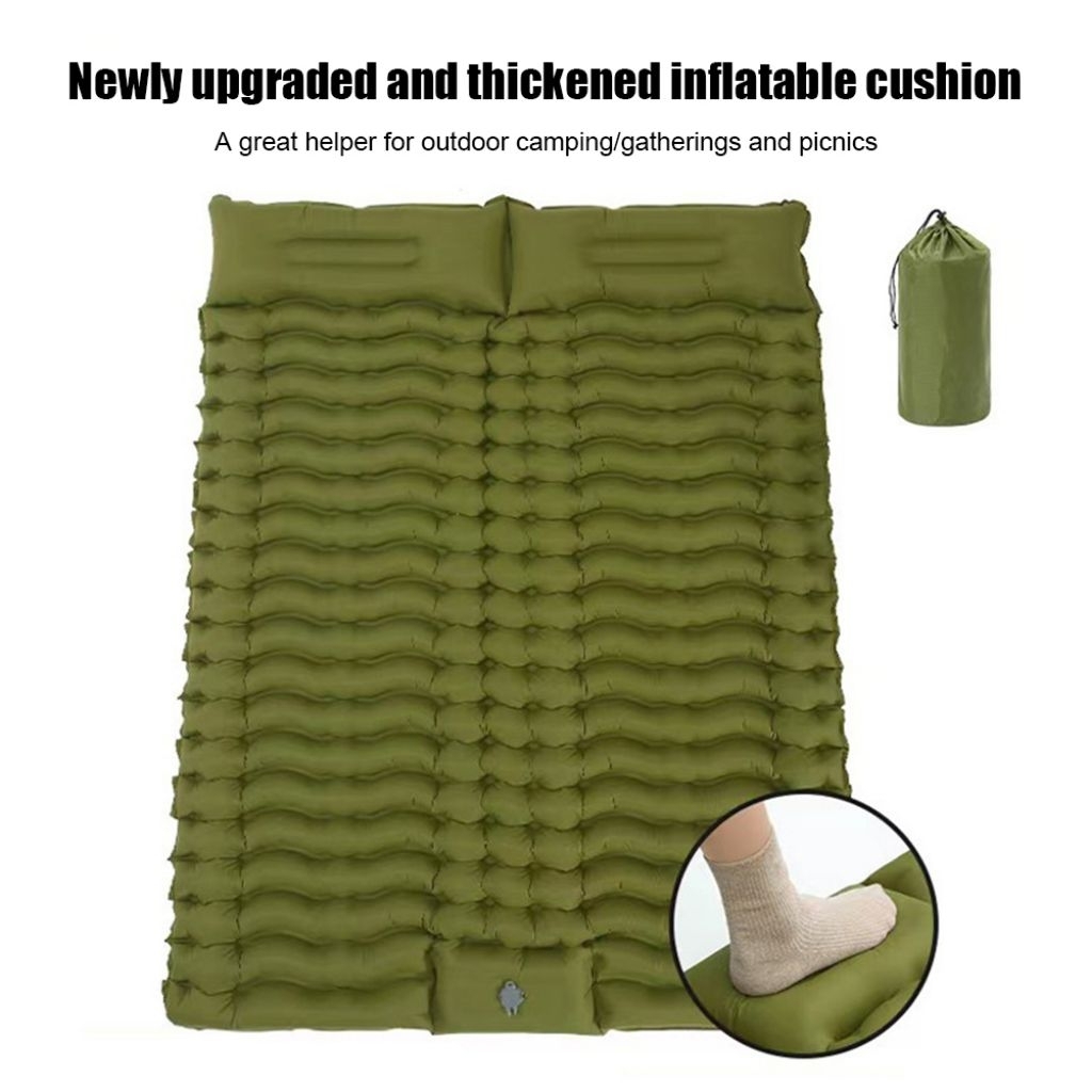 Kasur Matras Angin Manual Sleeping Pad Waterproof Double - HQ-200