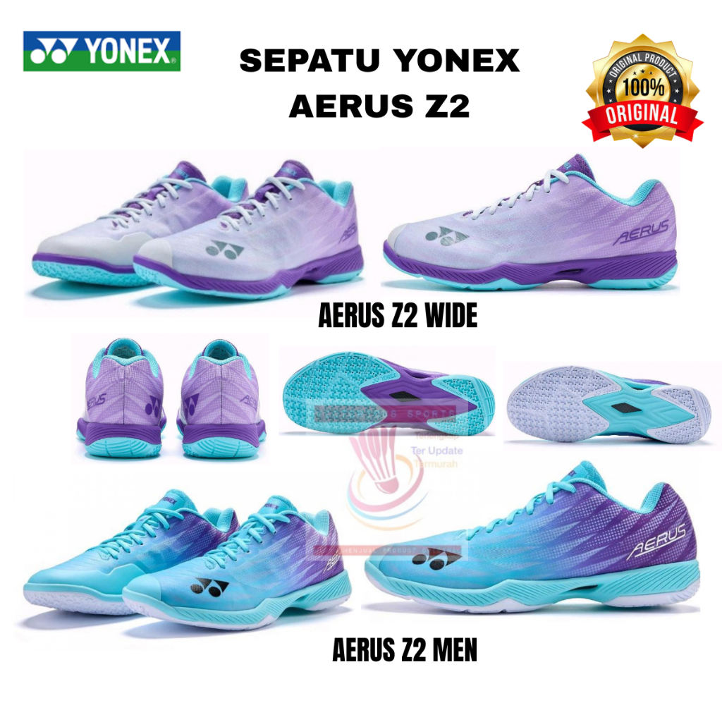 SEPATU BULUTANGKIS BADMINTON YONEX AERUS Z2 ORIGINAL