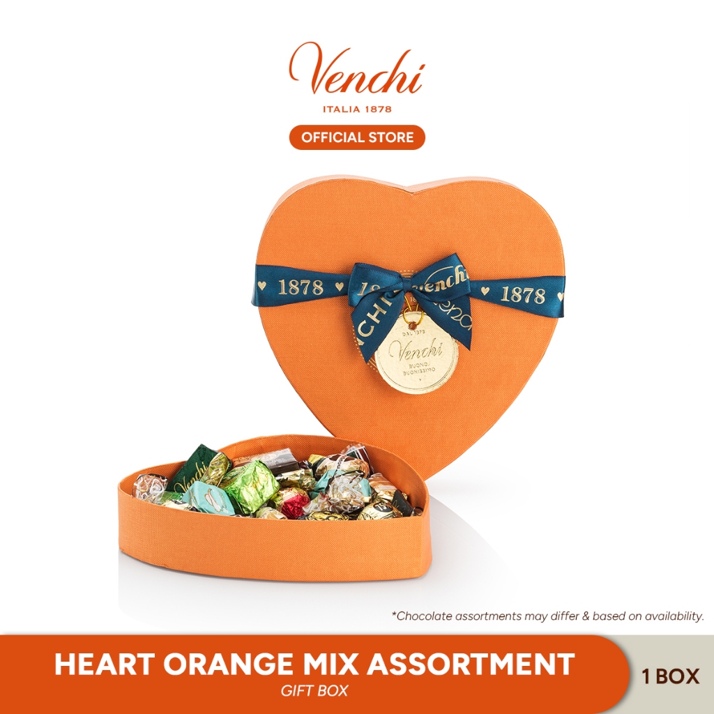 

Venchi - Orange Heart Mix Assortment