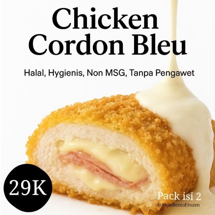 

Chicken Cordon Blue Isi 2