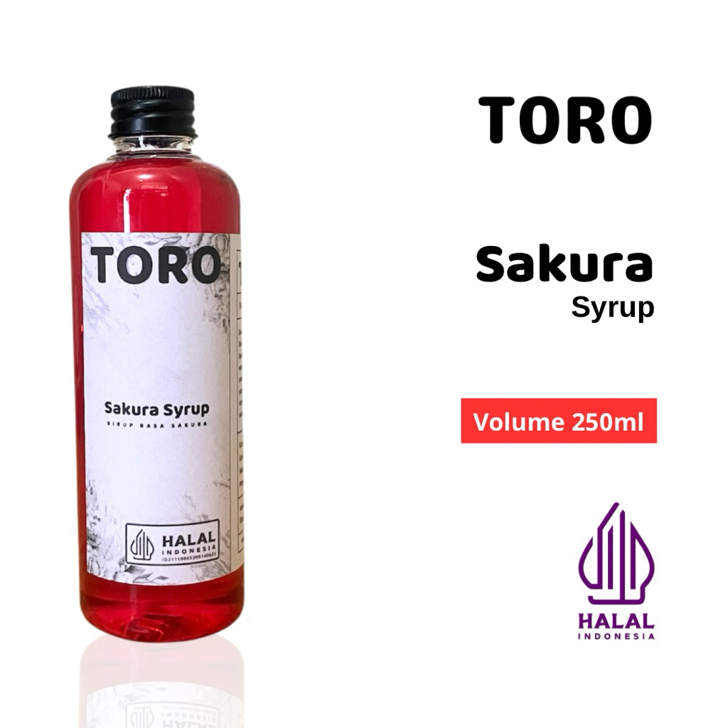 

Sakura Syrup 250ml / Sirup Rasa Sakura 250ml