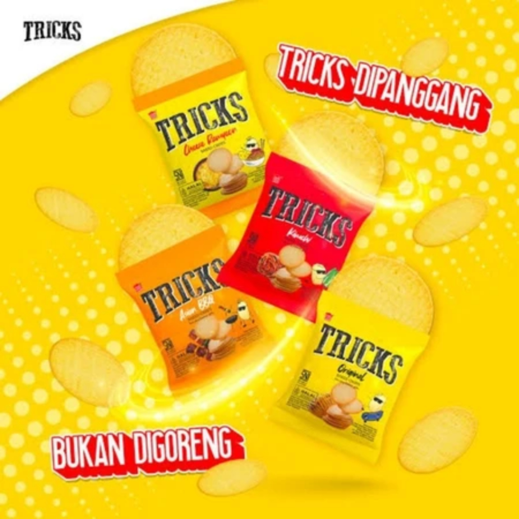 

Tricks Baked Crisps 60gr All Varian l Biskuit Kentang