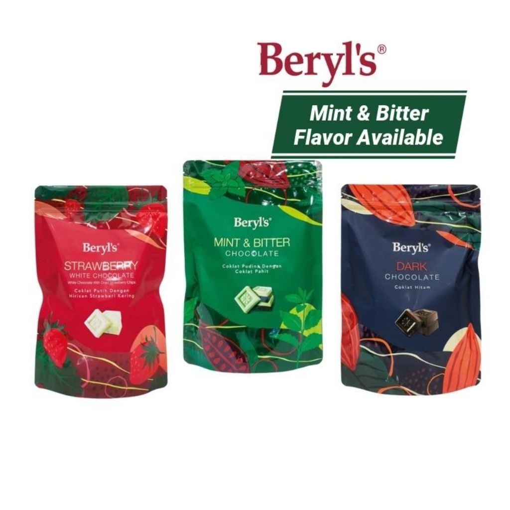 

Beryl Dark Chocolate Mint & Bitter Strawberry