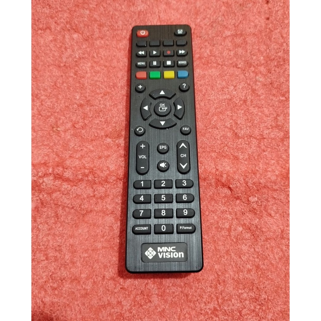 REMOT RECEIVER TV PARABOLA MNC VISION ORIGINAL ASLI