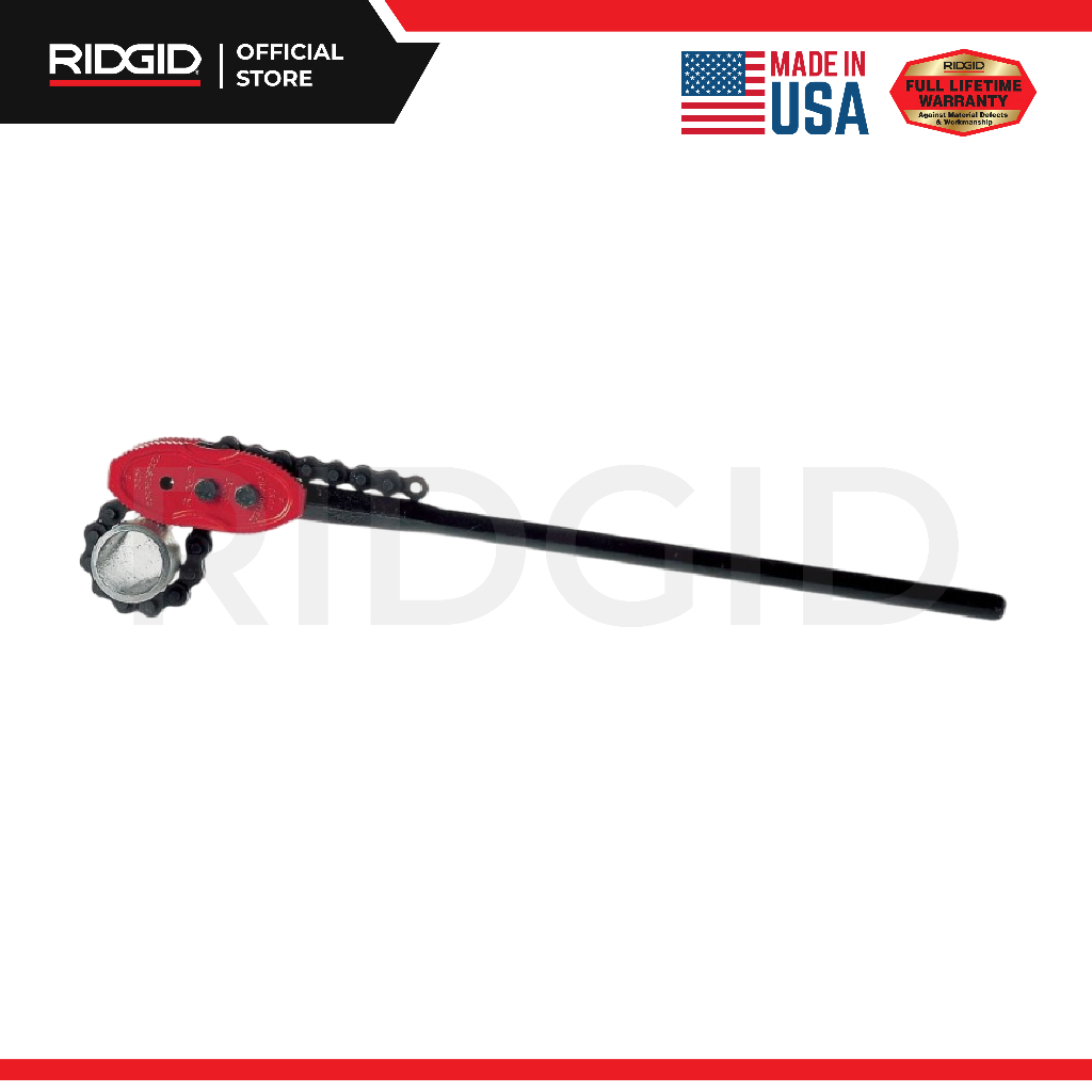 RIDGID Chain Tong Pipe Wrench Double End - 3215 4-18 Inch - 92660