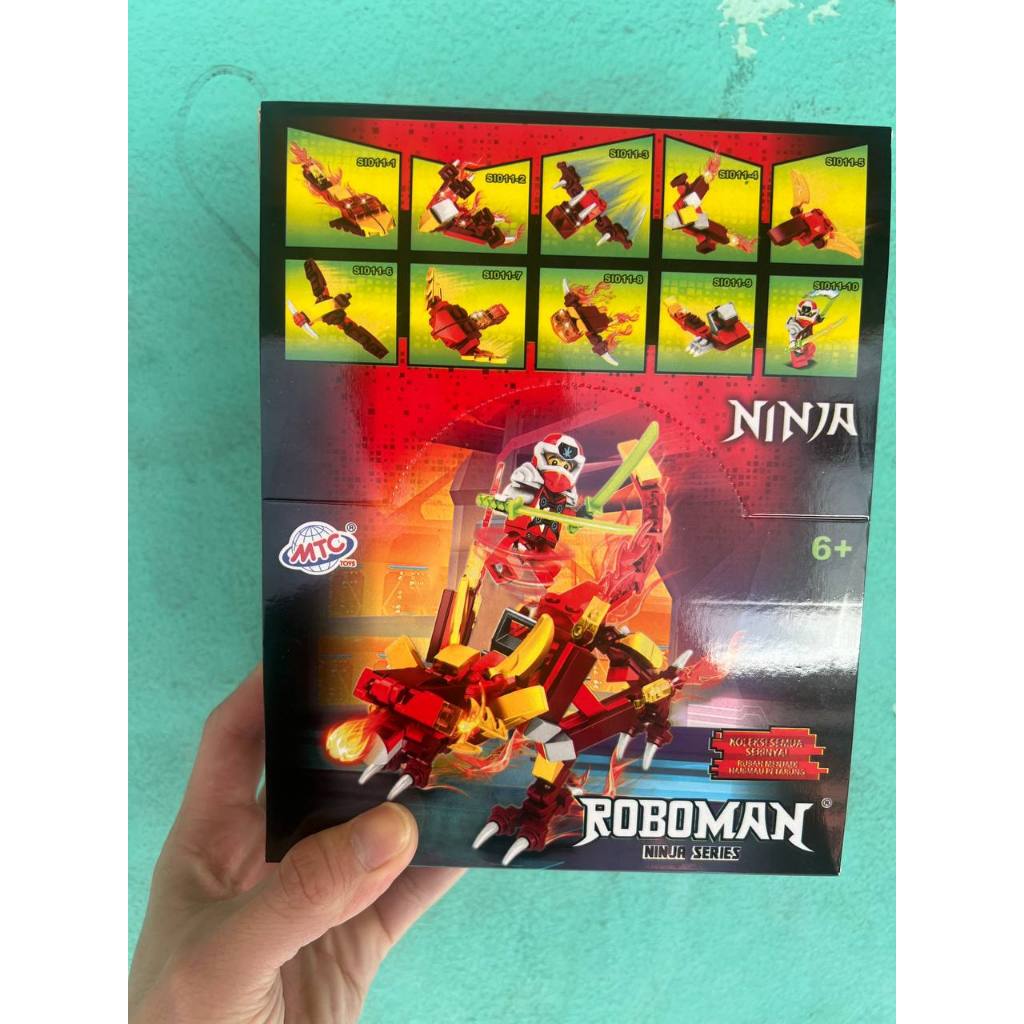 Mainan anak lgo roboman ninjago lgo building blocks isi 10 ROBOMAN NINJA ACTION FIGURE