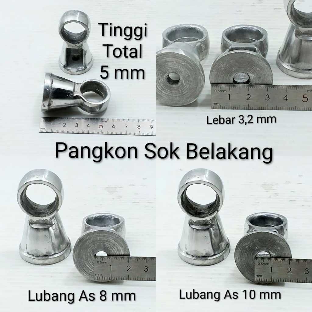 Pangkon Pemendek Shock Belakang Dudukan Shock Sepeda Motor Pendek 5 cm