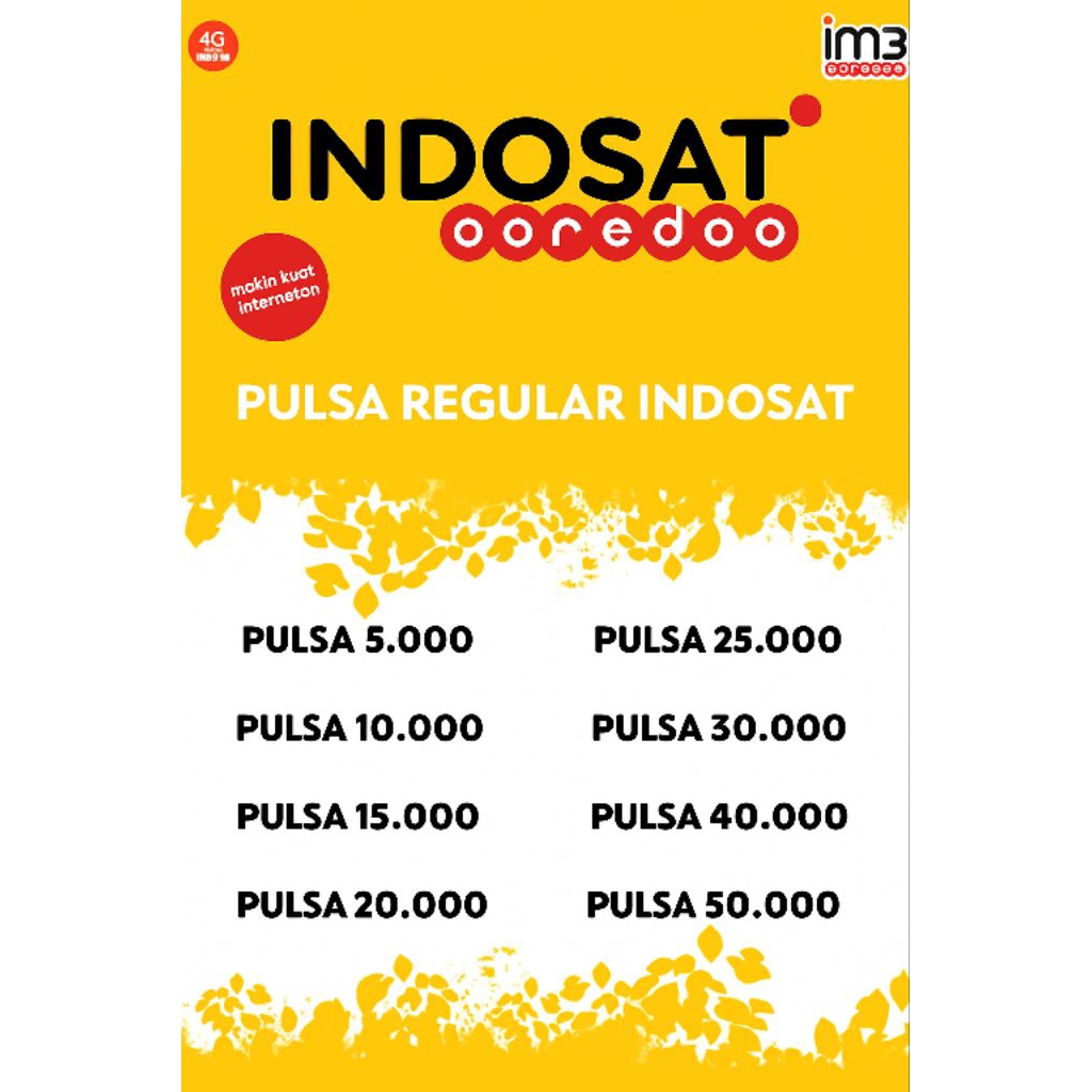Pulsa Indosat 5k