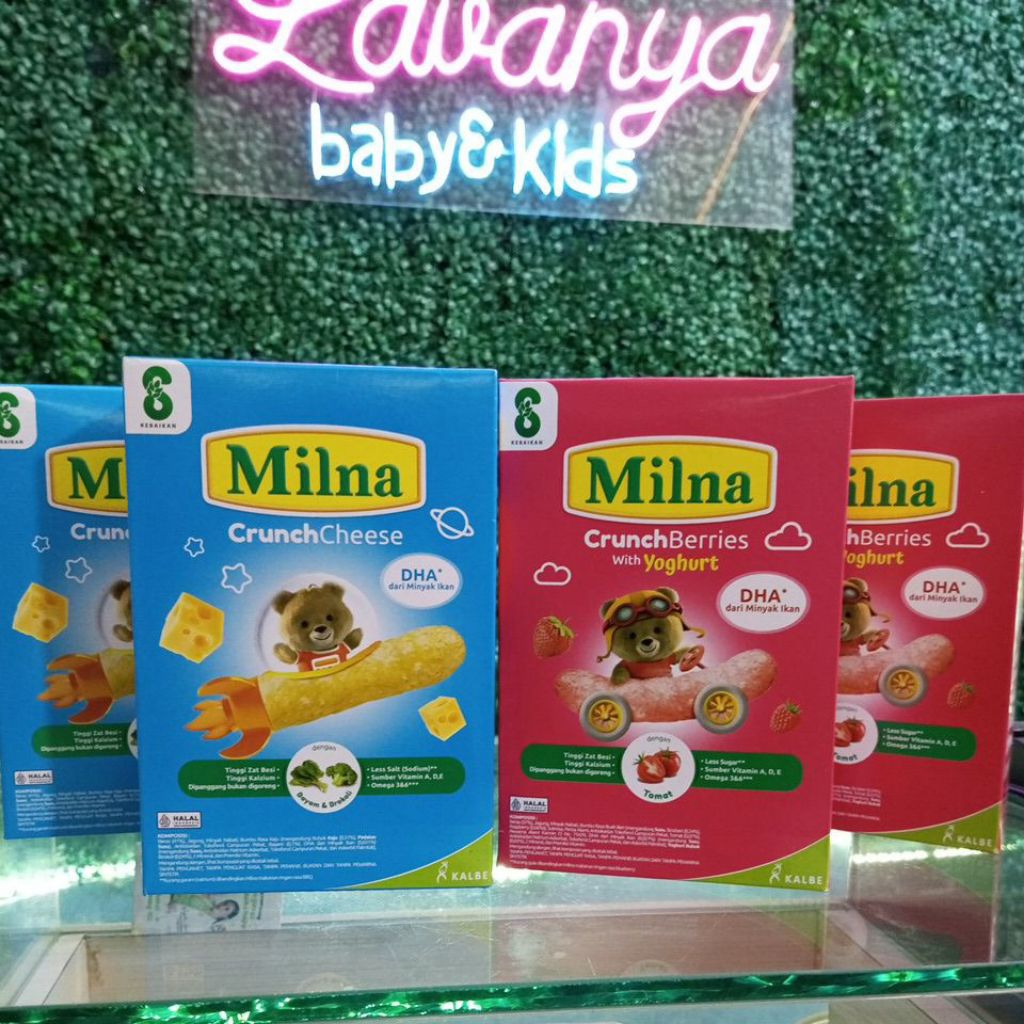 MILNA CRUNCH BERRIES WITH YOGHURT & CHEESE | SNACK CEMILAN BAYI 8 BULAN