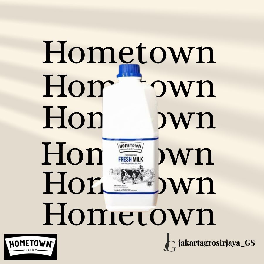 Susu Hometown 2L | Premium Fresh Milk Home Town Susu Sapi Murni