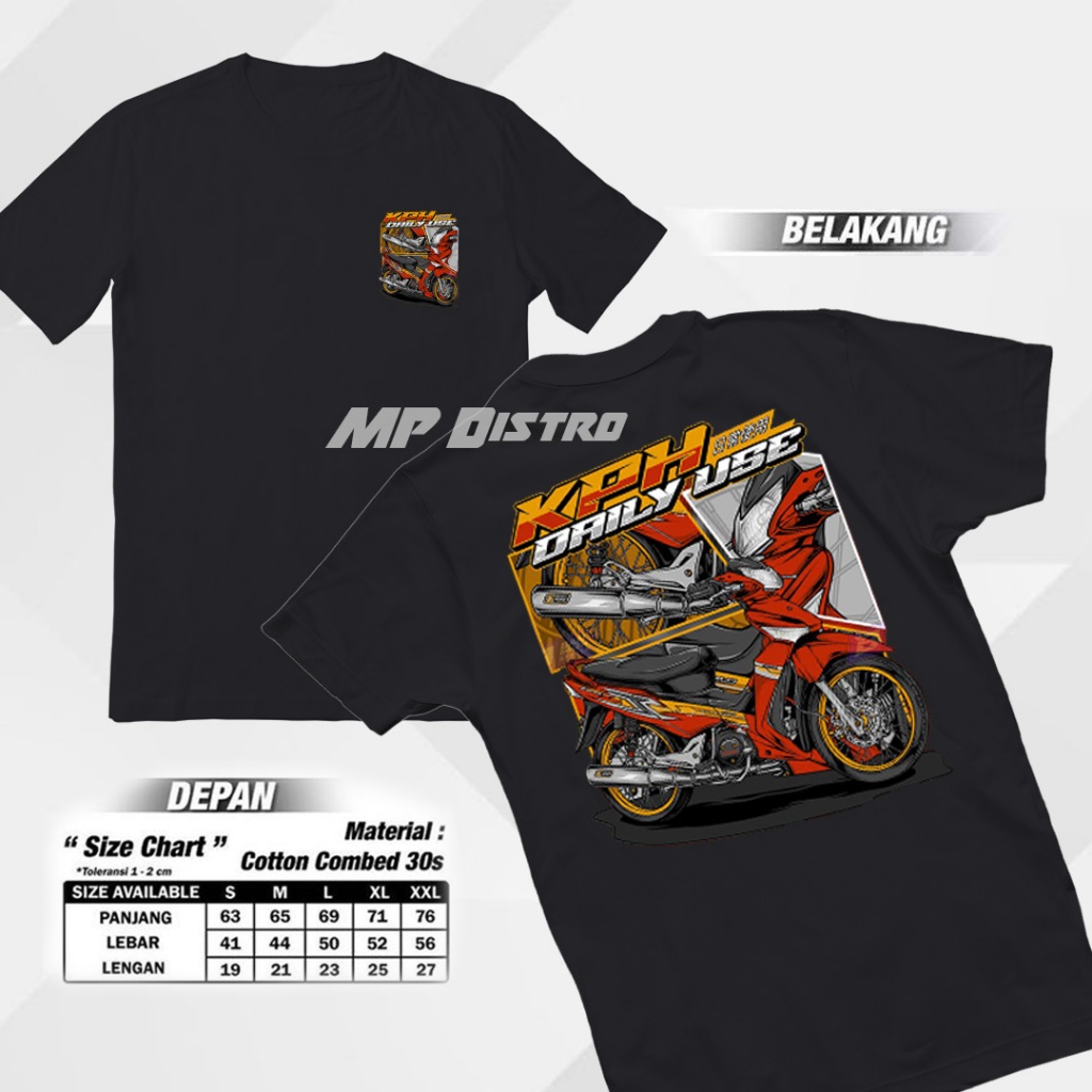 Kaos KPH ENGINE- kph daily use-kaos racing-Kaos Distro Murah Premium