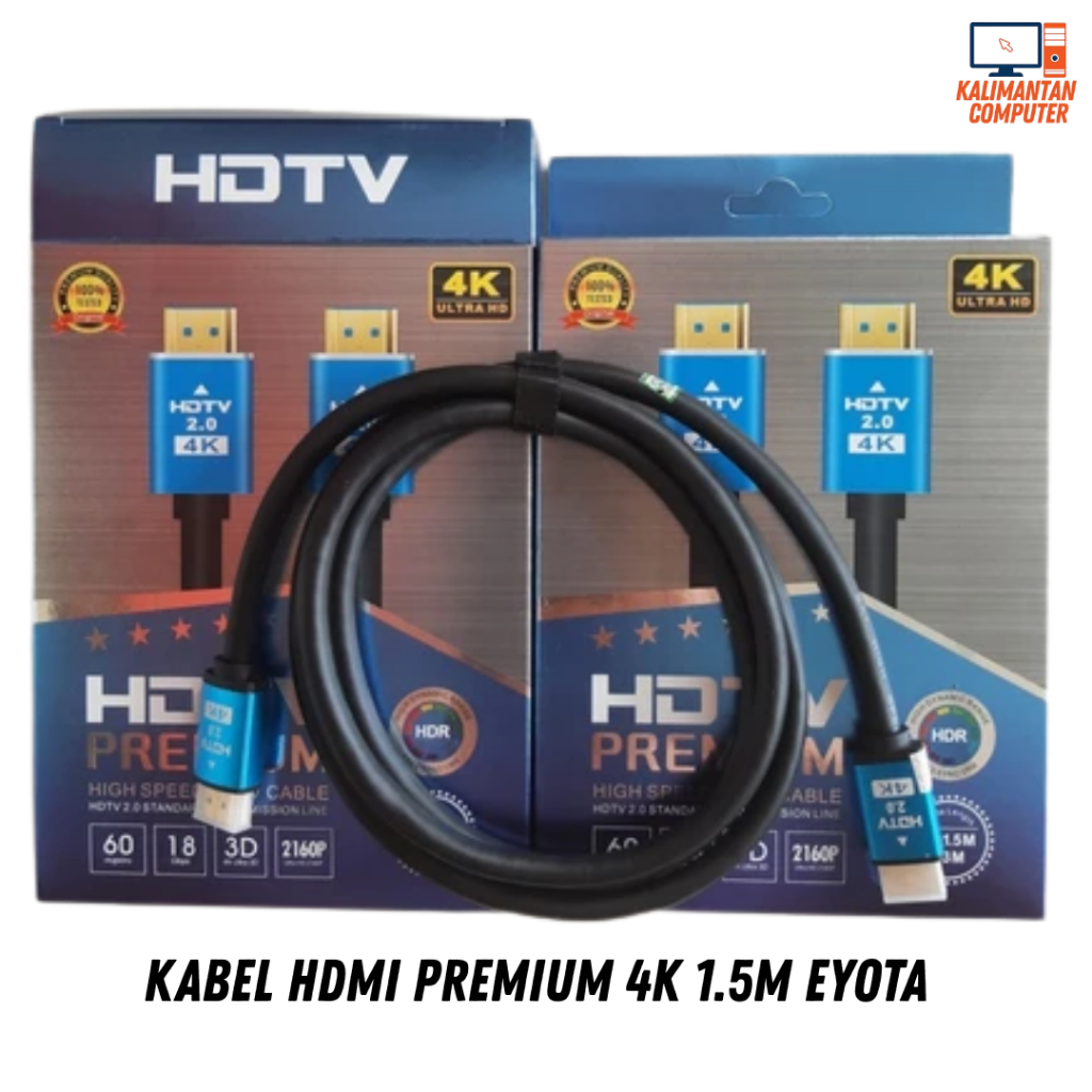 KABEL HDMI PREMIUM 4K 1.5M EYOTA