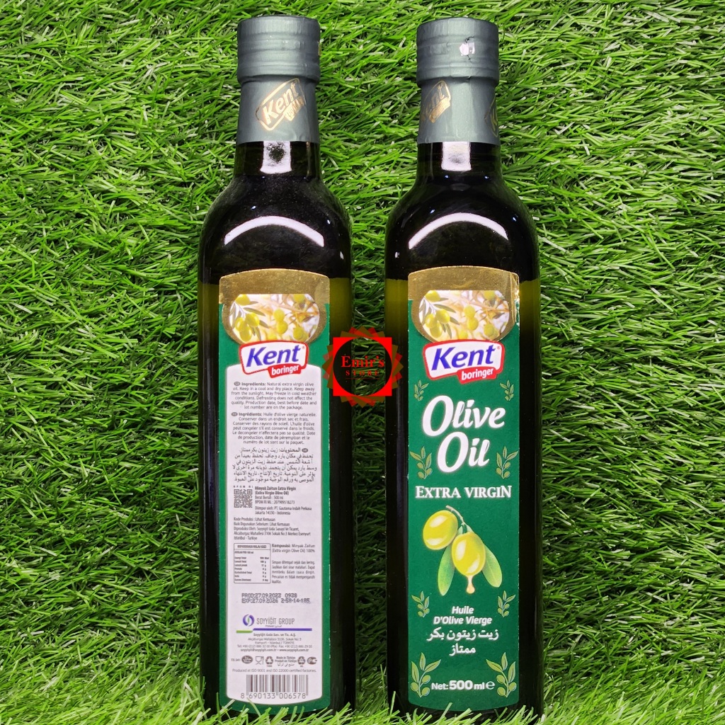 

Kent Boringer Olive Oil Extra Virgin| Minyak Zaitun Kent Olive Oil Extra Virgin | 500 Ml | Halal