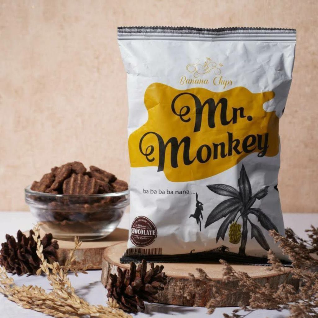 

Mr monkey banana chips asli Lampung/kripik pisang kepok termurah