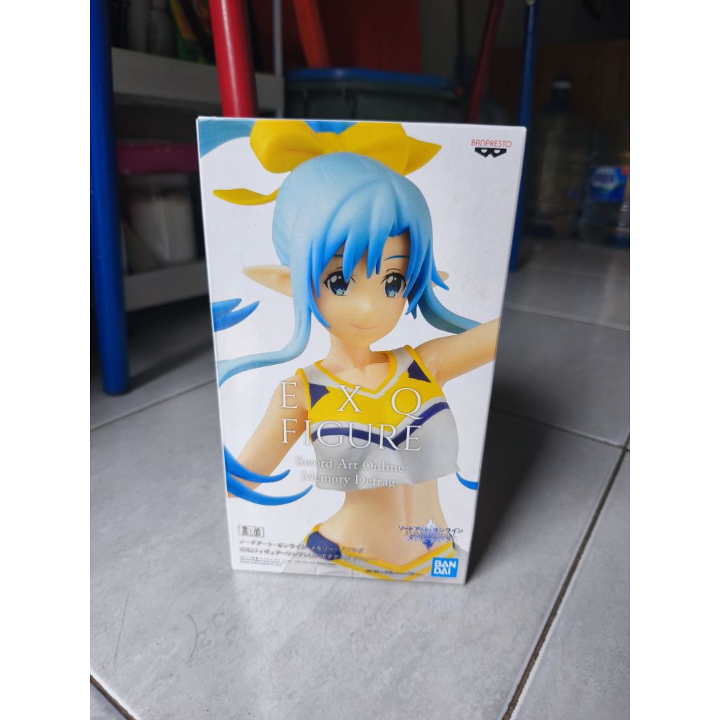 sword art online asuna yuuki undine cheerleader pom dance costume EXQ figure memory defrag original 