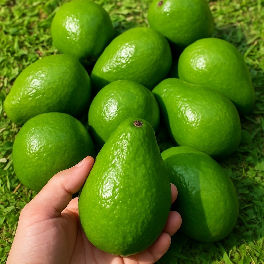 Replika Buah Alpukat Realistis – Pajangan Dekorasi Meja & Dapur Cantik - Buah Alpukat Artificial – H