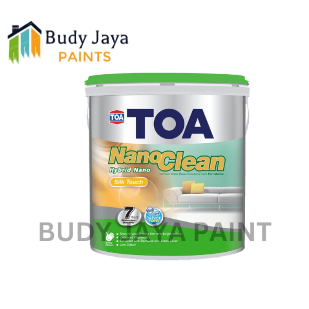 CAT TEMBOK TOA NANOSHIELD SILKTOUCH PUTIH 20 LITER