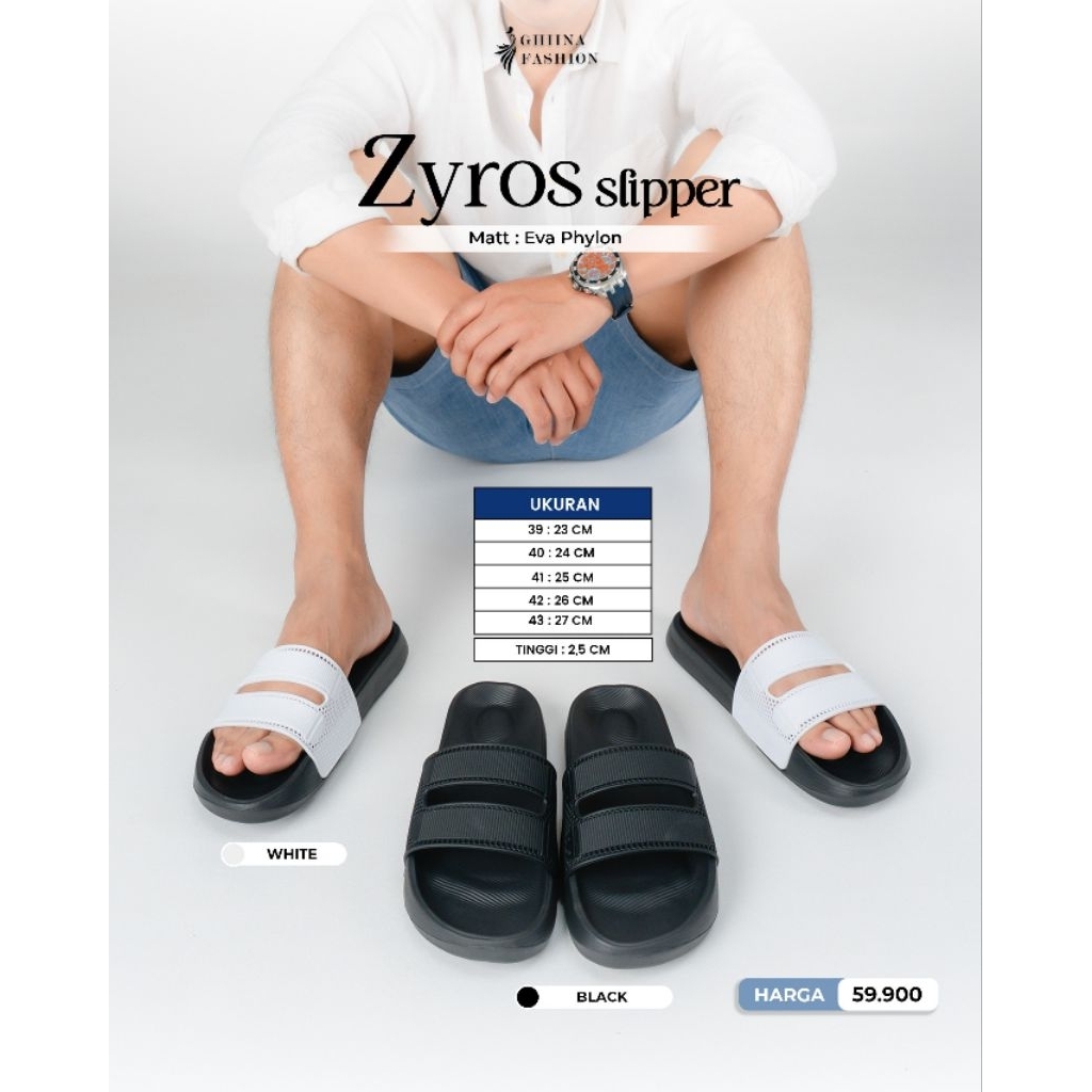 Zyros slipper by ghina fashion