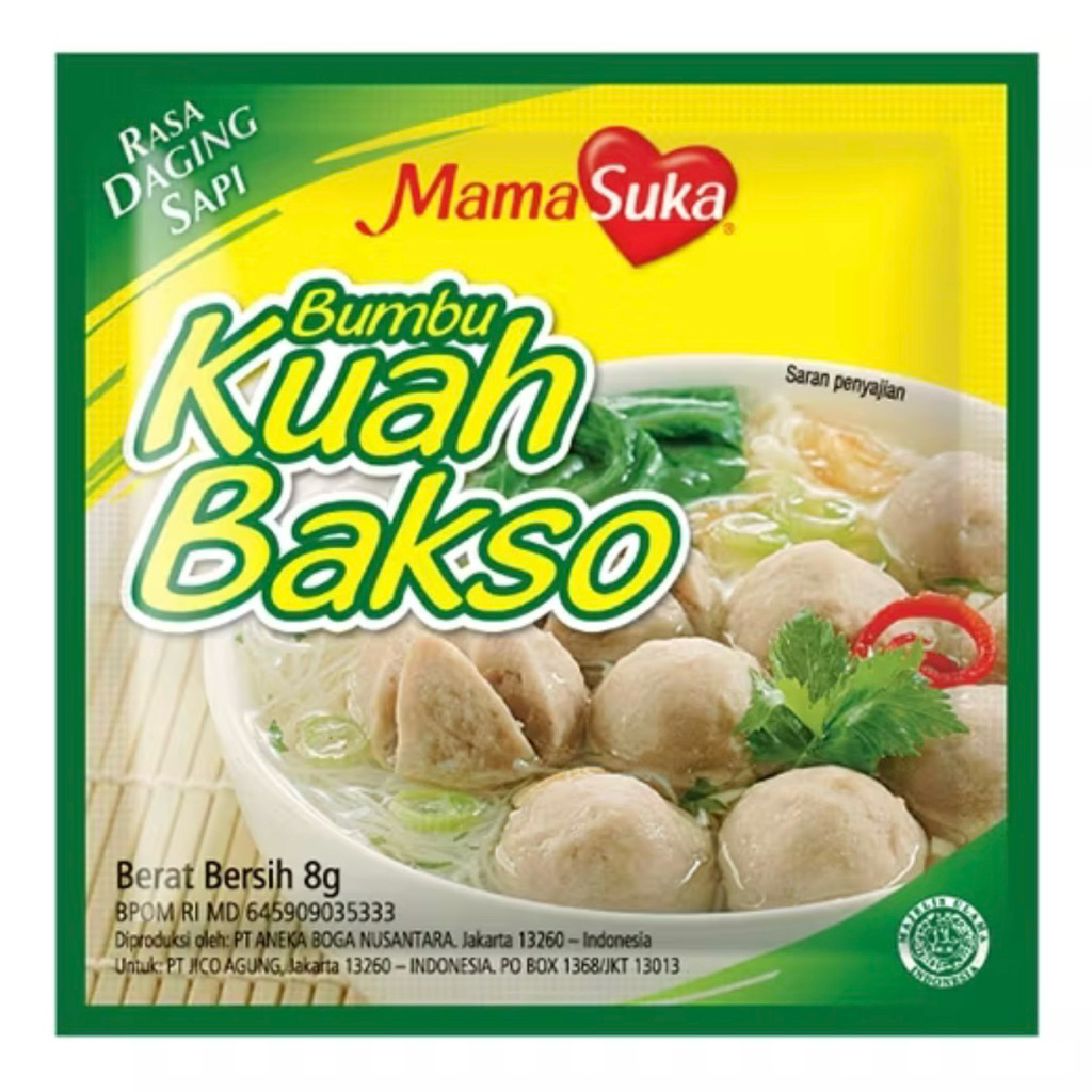 

Mamasuka Kuah Bakso Sachet - 12pcs