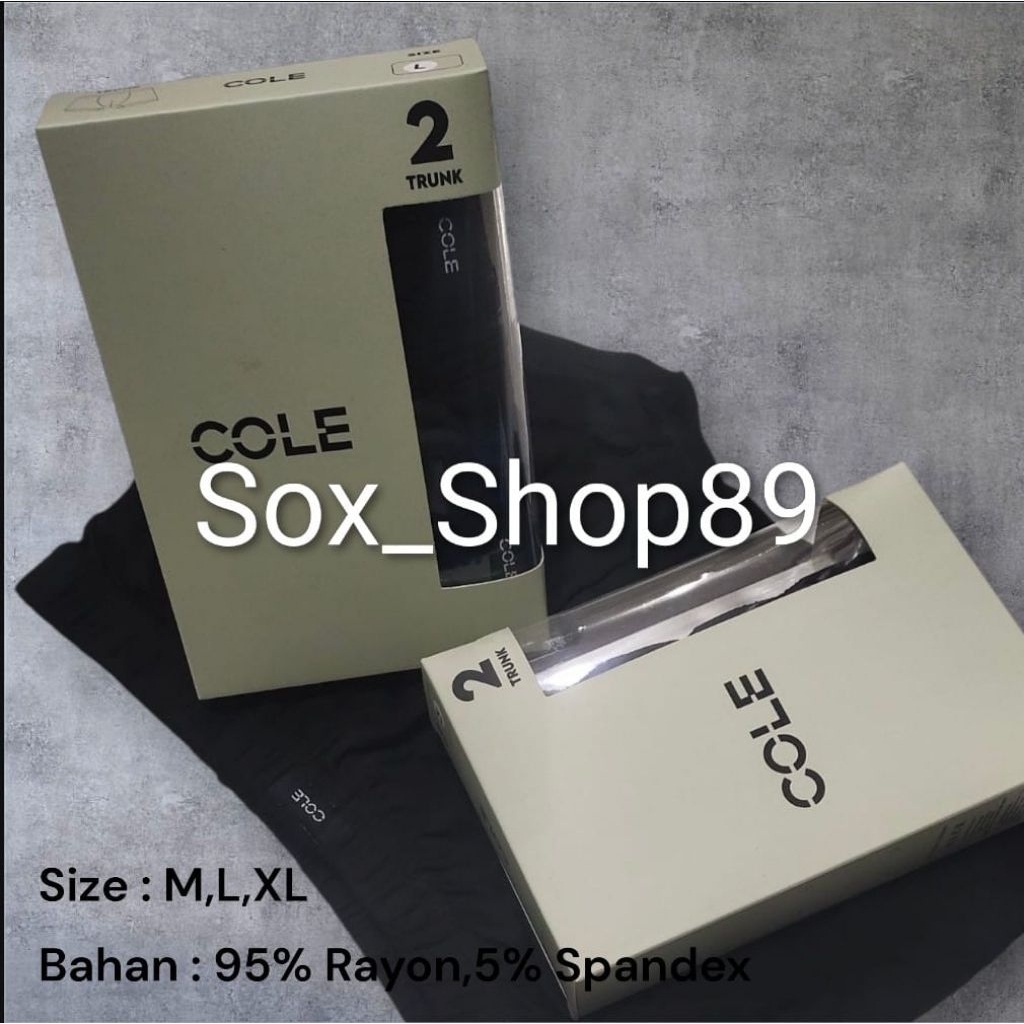 CELANA DALAM MODEL BOXER MERK COLE