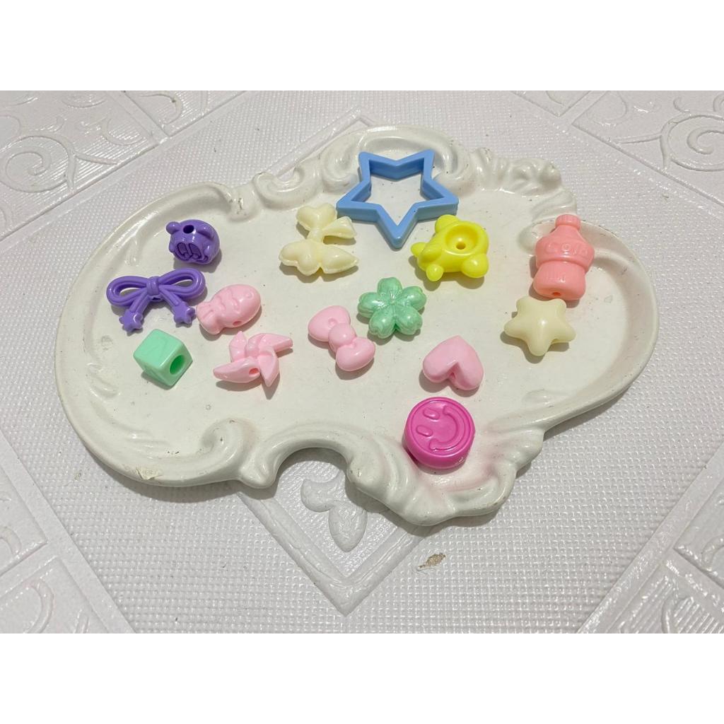 ( 500 Gram ) Manik - Manik Warna  Pastel Susu