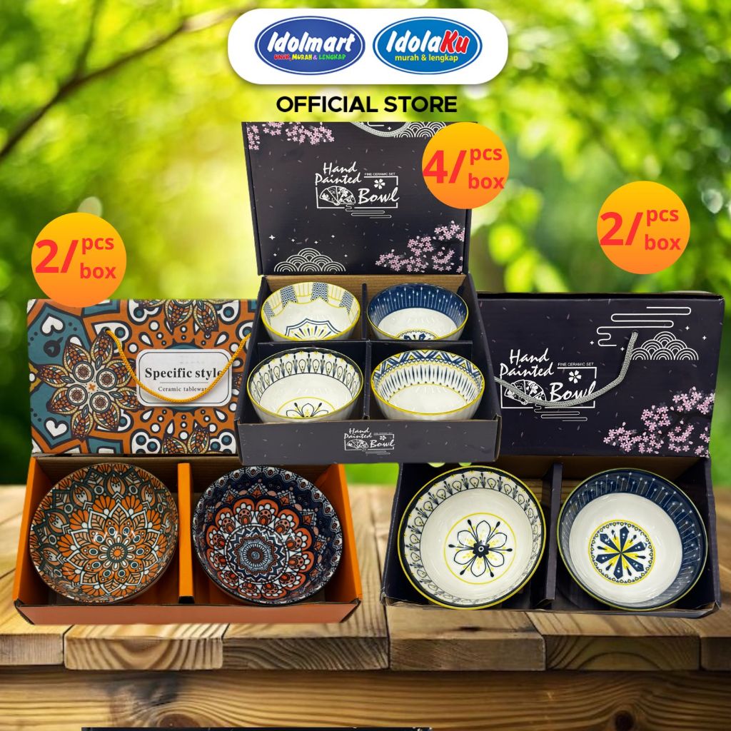 IDOLMART Hampers Mangkok Set Jepang Keramik