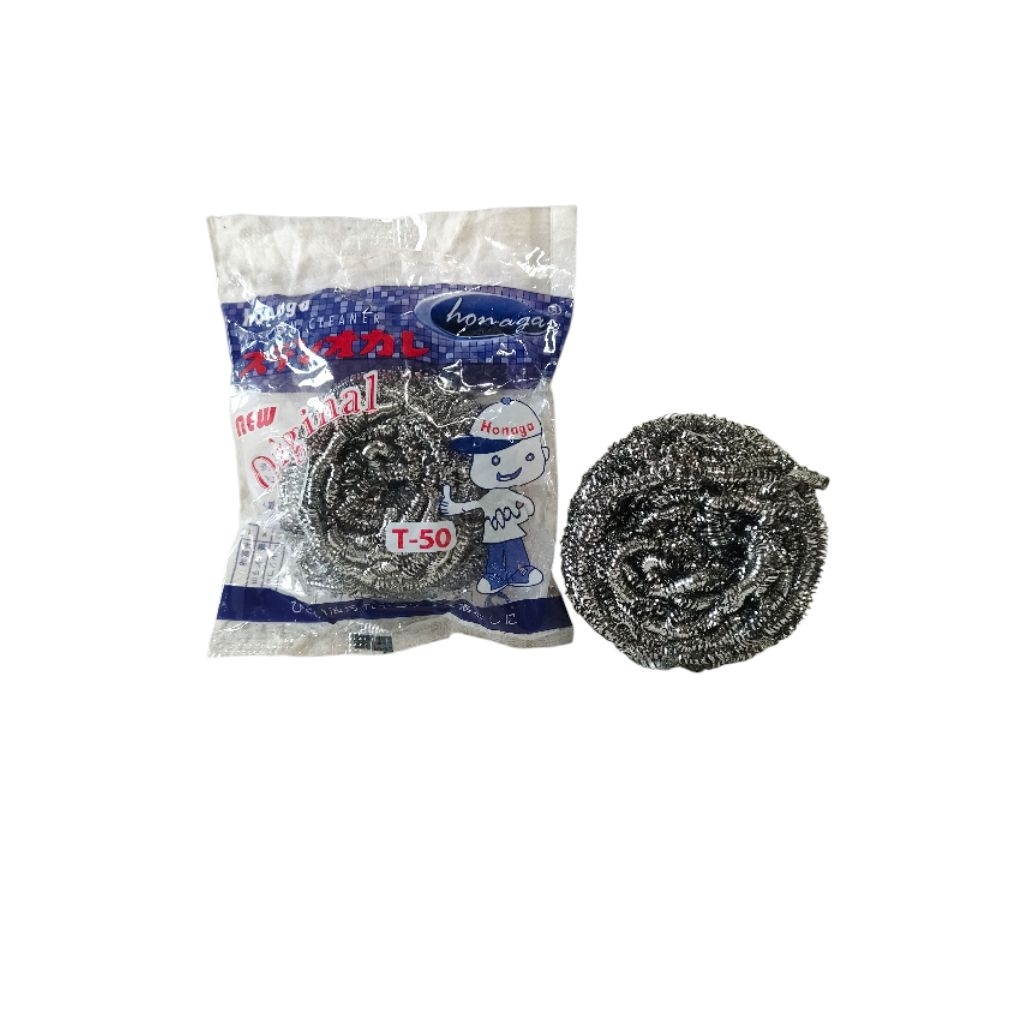 Gosok Panci / Sabut Kawat  Stainless Honaga T 50