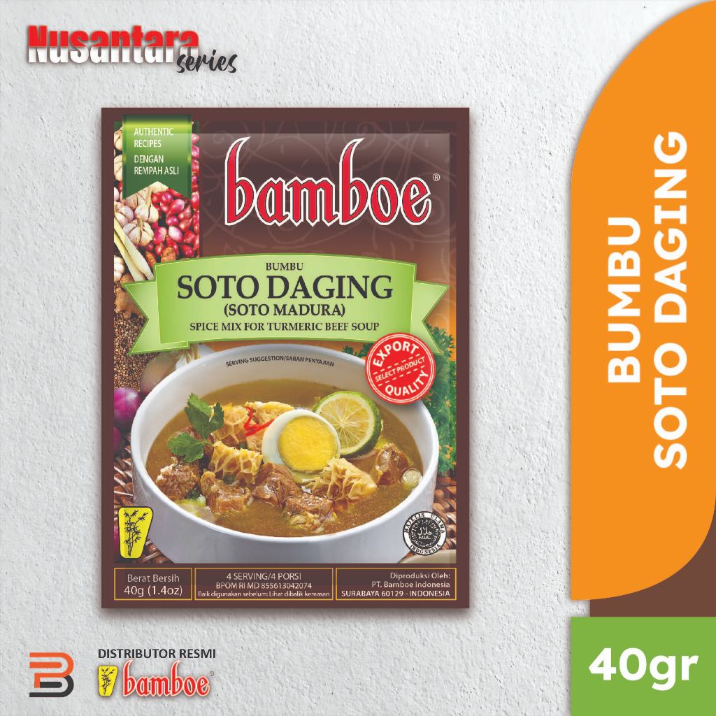 

Bumbu Bamboe - Bumbu Soto Daging Madura [Nusantara Series]