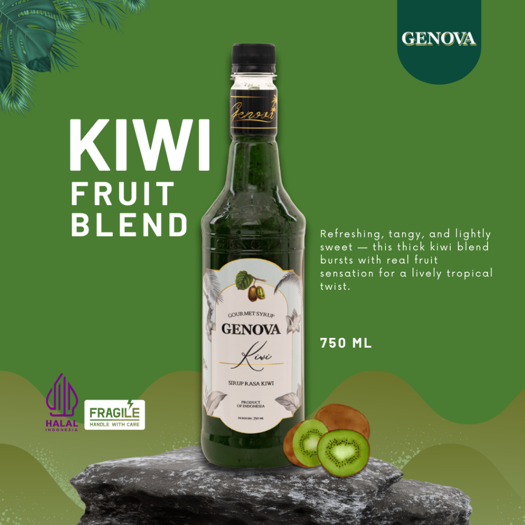 

GENOVA Fruit Blend Puree Kiwi - 750ml
